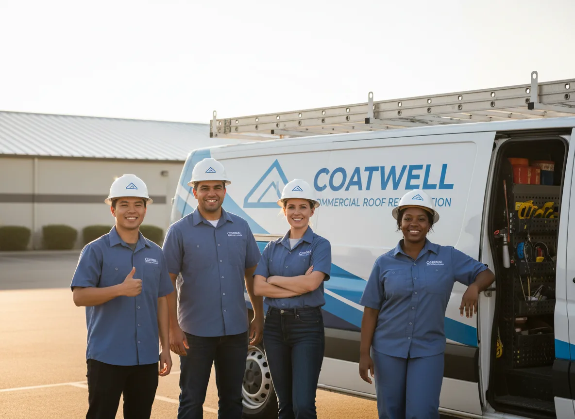 Commercial roof coating company in Flomot, TX